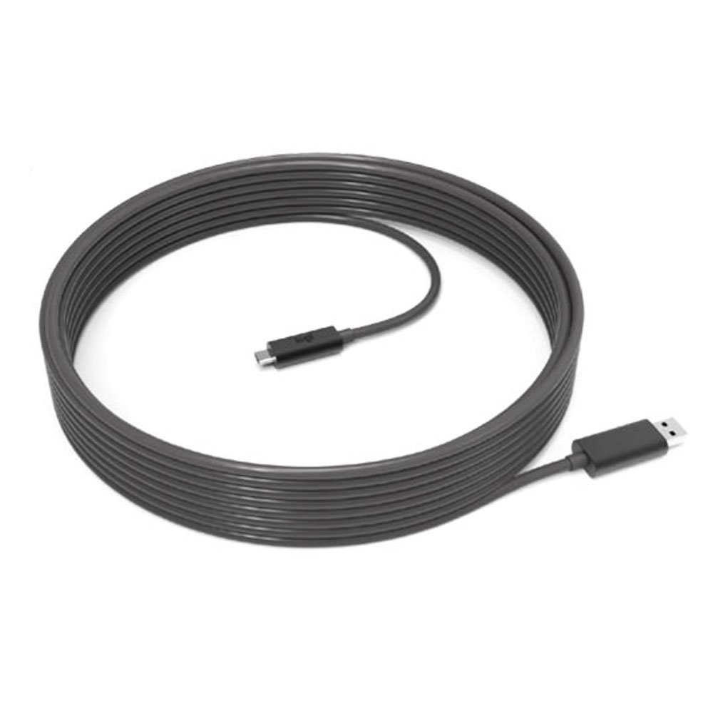 939-001802_1 Cable LOGITECH Strong Usb 25 Metros COLOR Negro - Imagen 2