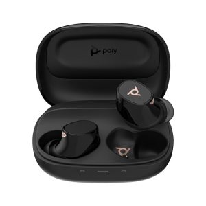 Poly Voyager Free 20 Black Earbuds +Basic Charge Case