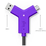Cable LOGITECH SWYTCH USB tipo A y tipo C - Imagen 3