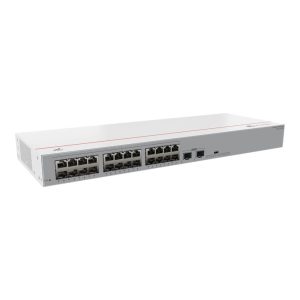 Swicth HUAWEI No administable 24 puertos No PoE S110-24T2SR (24*10/100/1000BASE-T ports, 2*GE SFP ports, AC power)