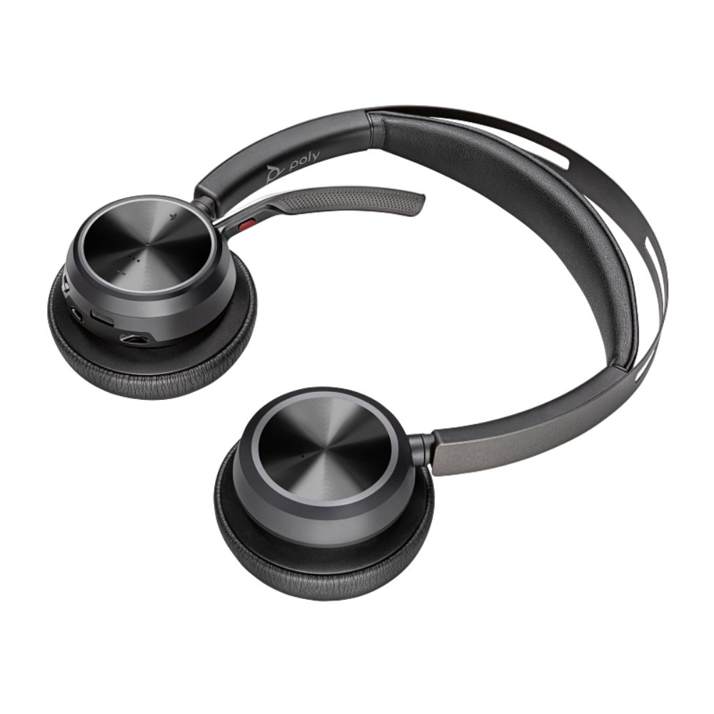 9T9J5AAAC3_2 Poly Voyager Focus 2 USB-C-C Headset +USB-C/A Adapter +Charging Stand No localization - Imagen 3