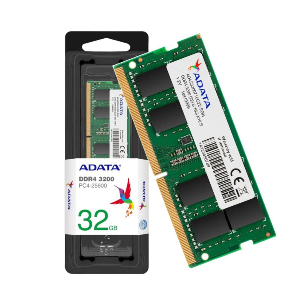 AD4S320032G22-SGN MEMORIA ADATA RAM PORTATIL DDR4 32GB BUS 3200 - Imagen 1