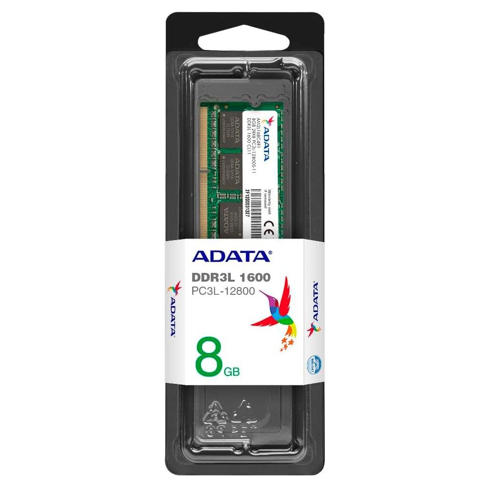 ADDS1600W8G11-S Memoria RAM ADATA Portátil DDR3 8GB Bus - Imagen 1