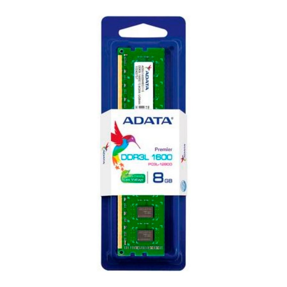 ADDU1600W8G11-S Memoria Ram Adata Pc DDR3 8GB Bus 1600 MHz Low Voltage - Imagen 1