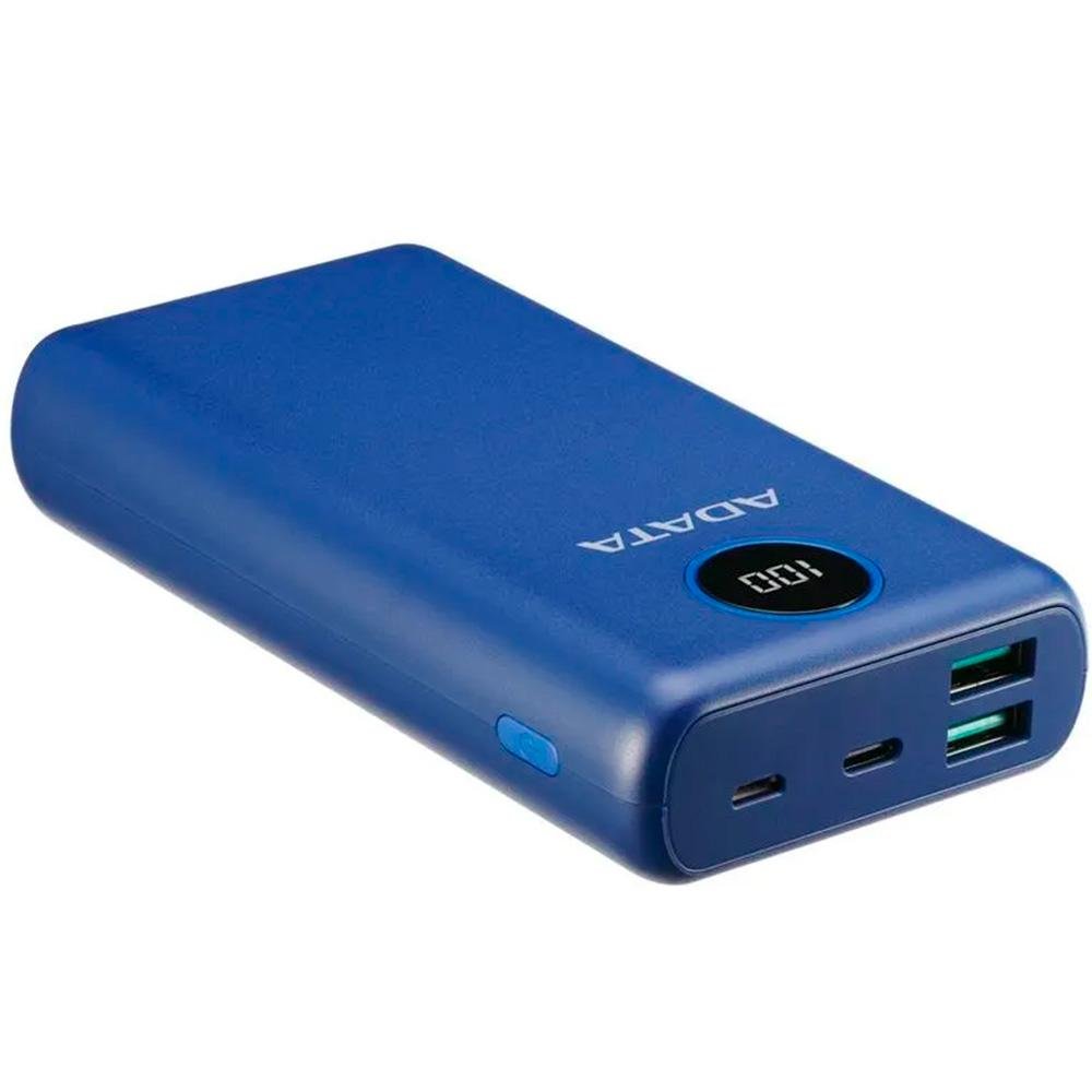 AP20000QCD-DGT-CDB_2 Power Bank 20000mAh azul digital /2 puertos usb quick charge + 1 Puerto Tipo C Salida + 1 Puerto Tipo C Entrada - Imagen 2