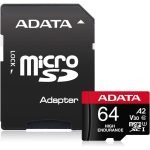 Micro SD ADATA 64GB Clase 10 Alta Resistencia + Adaptador - Imagen 2