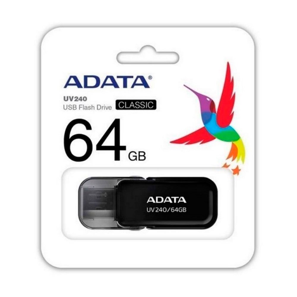AUV240-64G-RBK ADATA Memoria USB 2.0 UV240 64GB COLOR Negra - Imagen 1