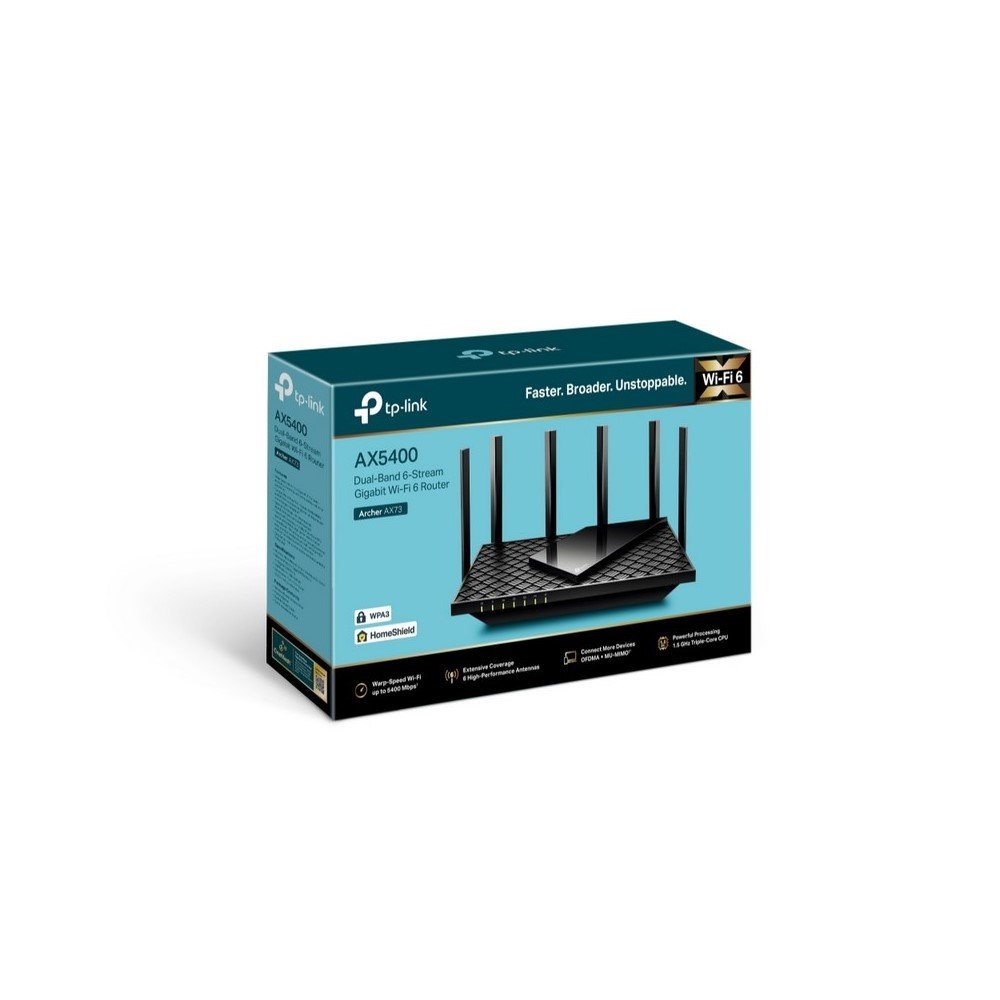 Archer20AX72_3 Router TPLINK Wi-Fi 6 Gigabit de doble banda AX5400 - Imagen 4