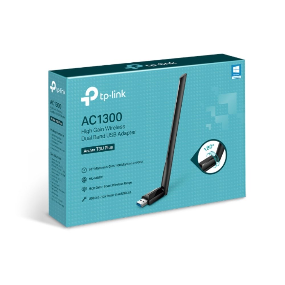 Archer20T3U20Plus_2 Adaptador TPLINK USB Wi-Fi de doble banda de alta ganancia AC1300 - Imagen 3