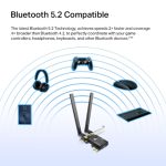 Adaptador de red TPLINK PCIe AX3000 Wi-Fi 6 Bluetooth 5.2 - Imagen 3