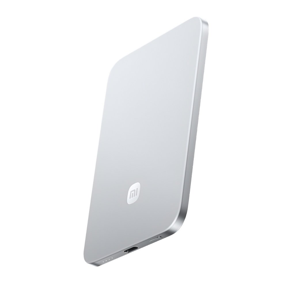 BHR08Z2GL Xiaomi UltraThin Magnetic Power Bank 5000 15W Glacier Silver - Imagen 1