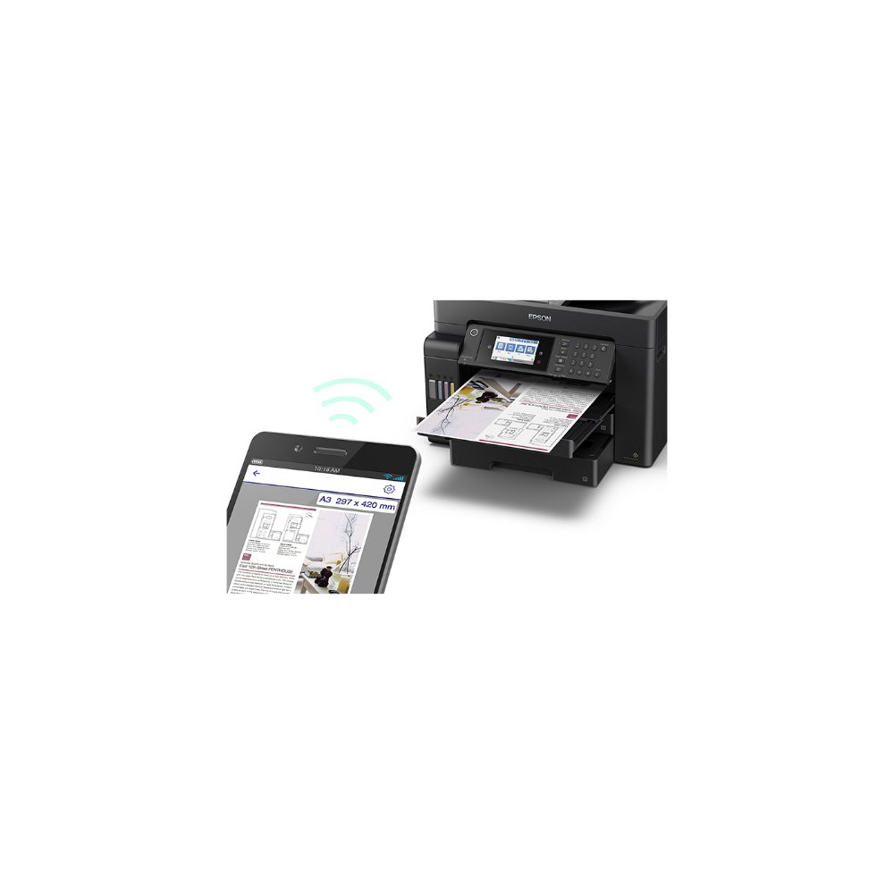 C11CH72301_3 Impresora Multifuncional EPSON Tabloide Ecotank L15150 - Imagen 4