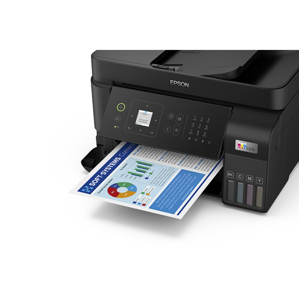 C11CK57301_2 Impresora Multifuncional EPSON Ecotank L5590 COLOR Negro - Imagen 3