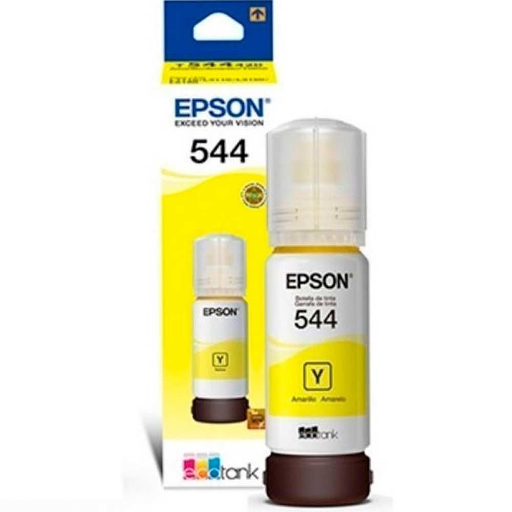 C13T00N42A-2 Botella de Tinta EPSON T544420 AL Ecotank L3110/L3150 COLOR Amarillo - Imagen 1