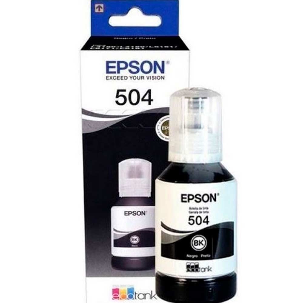C13T03N12A Botella de Tinta EPSON T504120 AL L4150/ L4160 COLOR Negro - Imagen 1