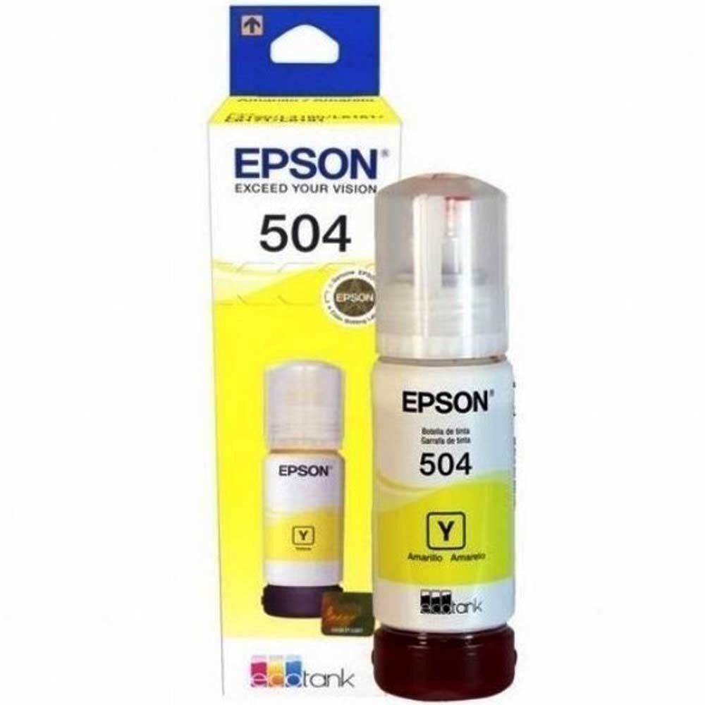 C13T03N42A-2 Botella de Tinta EPSON T504420 AL L4150/L4160 COLOR Amarillo - Imagen 1