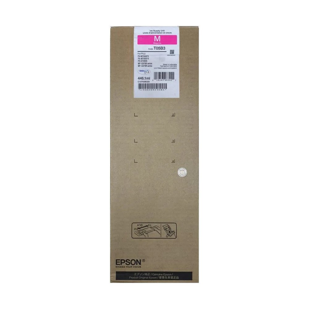 C13T05B320 Bolsa de Tinta Epson Alta Capacidad T05B320 Magenta para WorkForce Pro C878R - Imagen 1