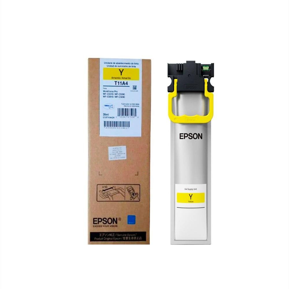 C13T11A42A_1 Bolsa de Tinta Epson Yellow T11A420-AL para WorkForce WF C5390/WF C5890 (5.000 páginas) - Imagen 2