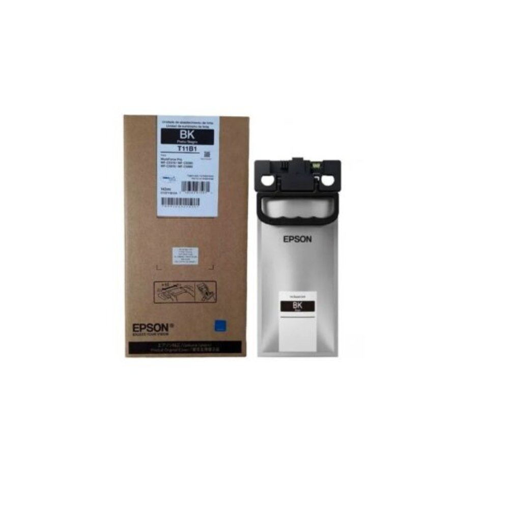 C13T11B12A_1 Bolsa de Tinta Epson Black XL T11B120-AL para WorkForce WF C5390/WF C5890 (Alta Capacidad) (10.000 páginas) - Imagen 2