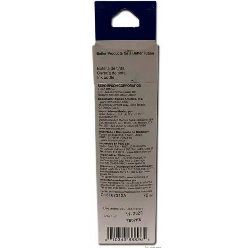 C13T67312A_3 Botella de Tinta EPSON T673120 AL L800/805 COLOR Negro - Imagen 4