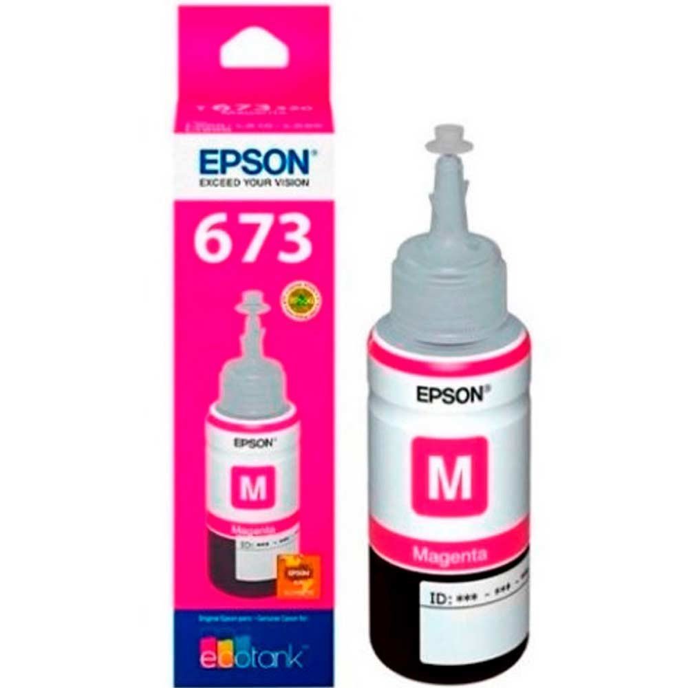 C13T67332A Botella de Tinta EPSON T673320 AL L800/805 COLOR Magenta - Imagen 1