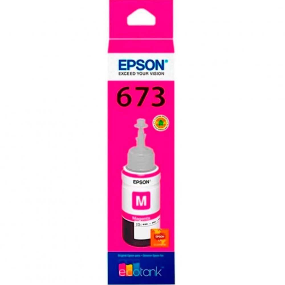 C13T67332A_1 Botella de Tinta EPSON T673320 AL L800/805 COLOR Magenta - Imagen 2