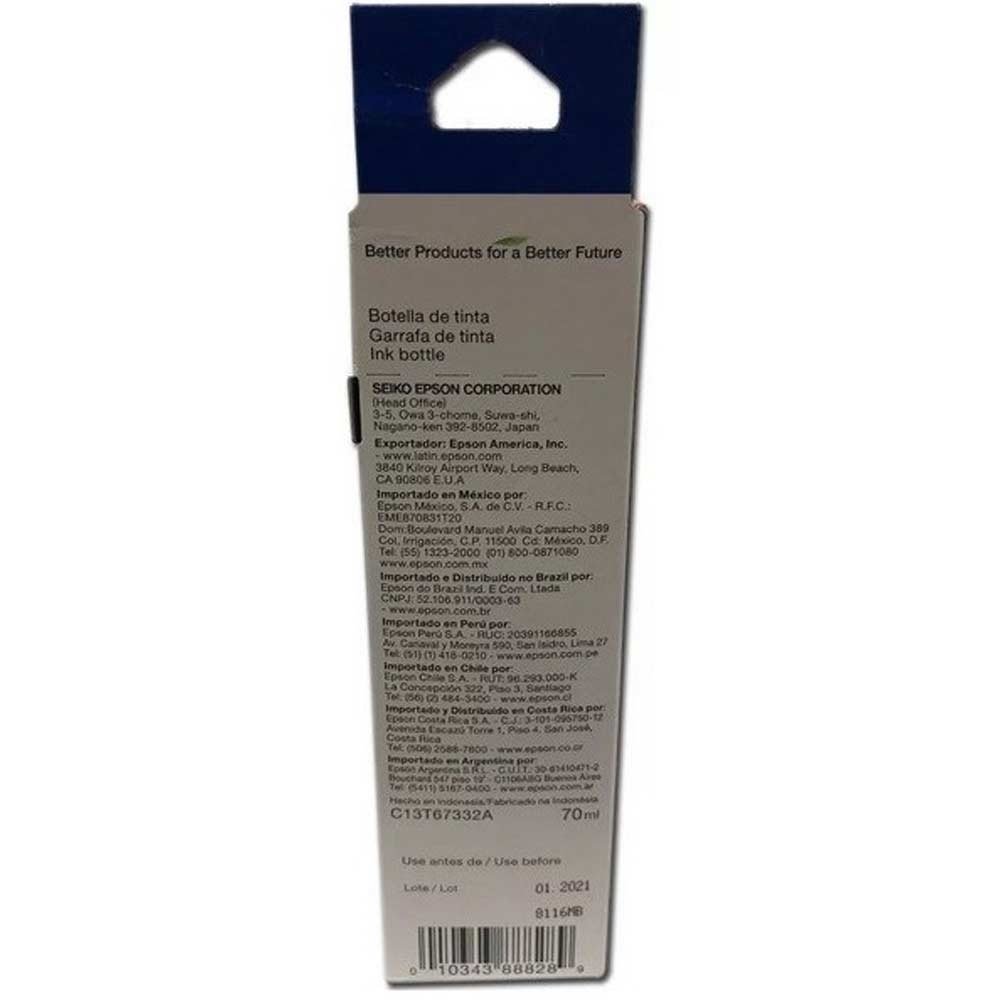 C13T67332A_3 Botella de Tinta EPSON T673320 AL L800/805 COLOR Magenta - Imagen 4