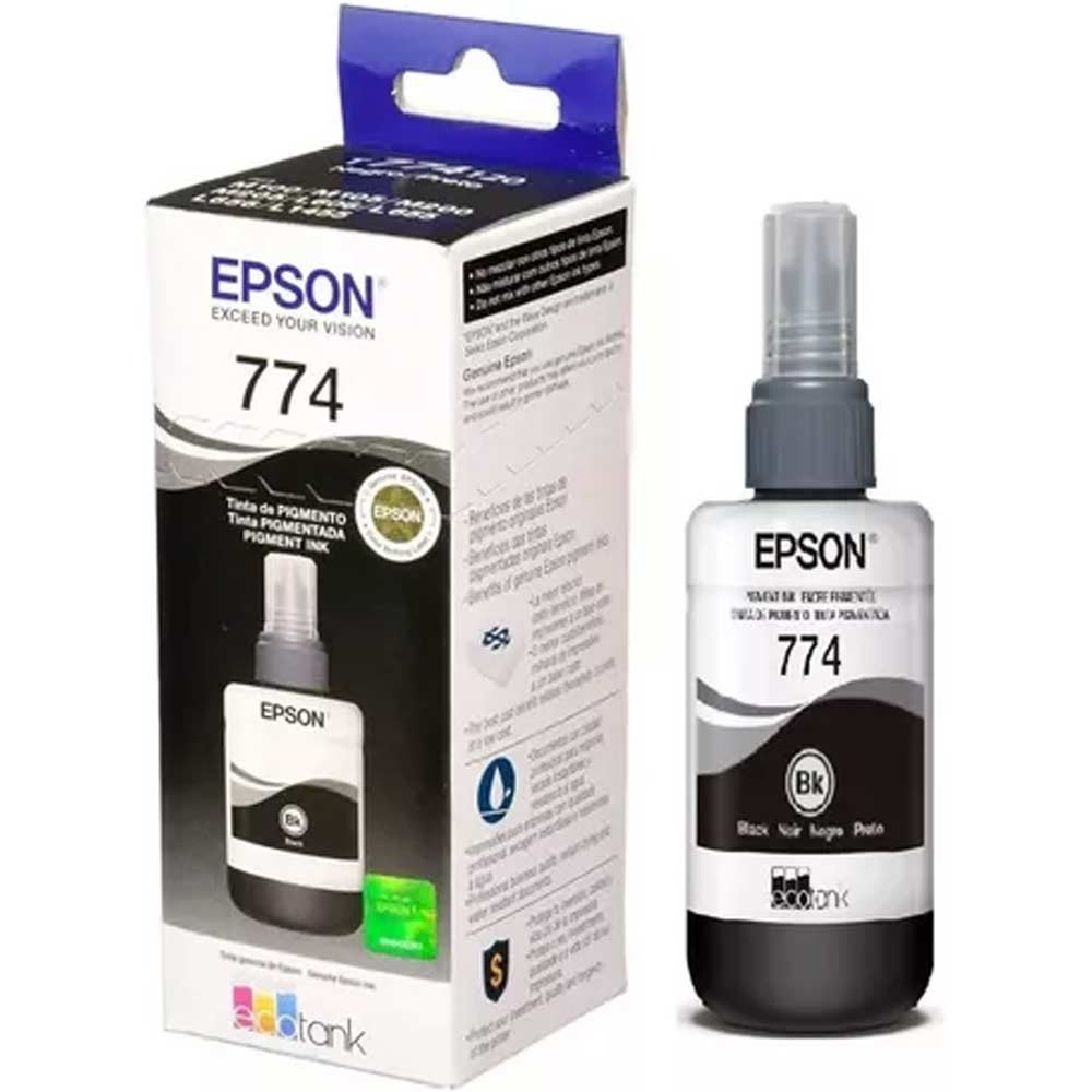 C13T77412A Botella de Tinta EPSON T774120 AL M200 COLOR Negro Pigmentada - Imagen 1