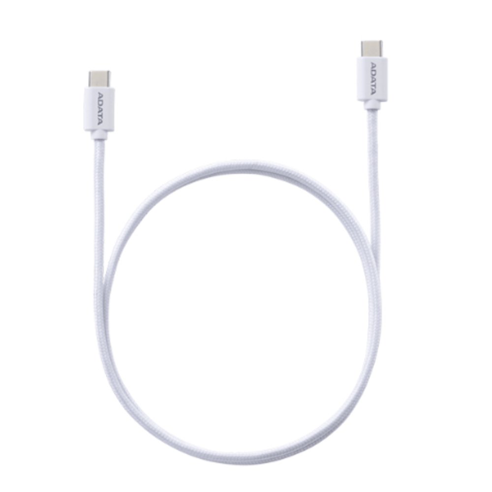 CACC-200PN-WH_1 CABLE BLANCO  C TO C 2 METROS 100W SOPORTA CARGA RAPIDA  PD3.0 Y QC3.0 - Imagen 2