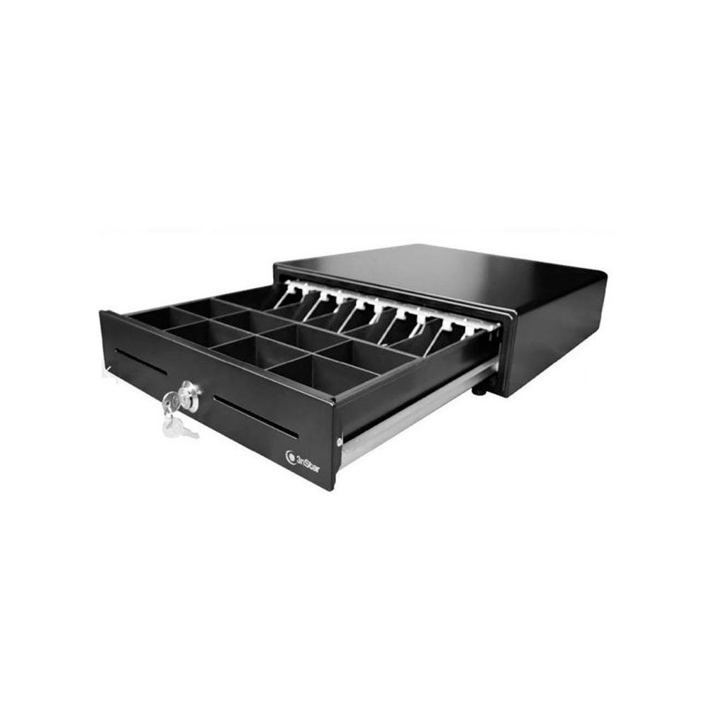 CD350-1 Gaveta De Dinero 3NSTAR Metálica Con Microswitch 410x420mm COLOR Negro - Imagen 1