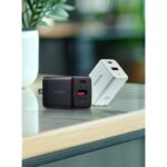 CARGADOR 35W - 1PUERTOS USB TYPE C- 1 PUERTO USB TYPE A + NEGRO - Imagen 3