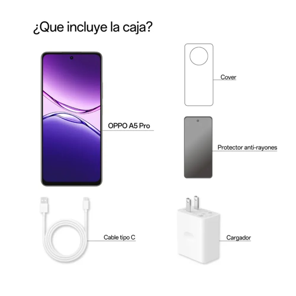 CPH2695_CAFE_1 OPPO A5 PRO 5G 256GB 8GB CAFÉ - Imagen 2
