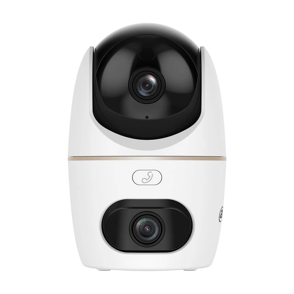 DH-H3D-3F-3.6MM Cámara Dahua Wifi Doble lente / 3MP / PT / DWDR, IR hasta 30mts, AI Detección Humana y Mascotas, / Doble IR, Patrullas (Preset Patrol) Autoseguimiento, Alarma por Sonido Anormal, Boton de Llamada, WIFI 6 Boble banda - 2.4GHz / 5.GHz, Audio vidireccional, Soporta Micro SD hasta 256GB, Gestion desde la App DMSS (Dahua) - Imagen 1