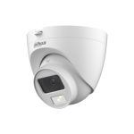 Camara Analoga Tipo Domo de 2 Megapixeles/ Iluminación Dual Inteligente + FullColor/ Lente de 2.8 mm/ 102 Grados de Apertura/ 20 Metros de IR y Luz Visible/ Microfono Integrado/ IP67/ Soporta: CVI/CVBS/AHD/TVI/D/TVI/