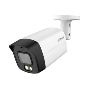 CAMARA ANALOGA TIPO BALA SEMIMETALICA 5MP ILUMINACIÓN SMART DUAL LIGHT 40M 2.8MM LUZ VISIBLE MIC. INTEG IP67