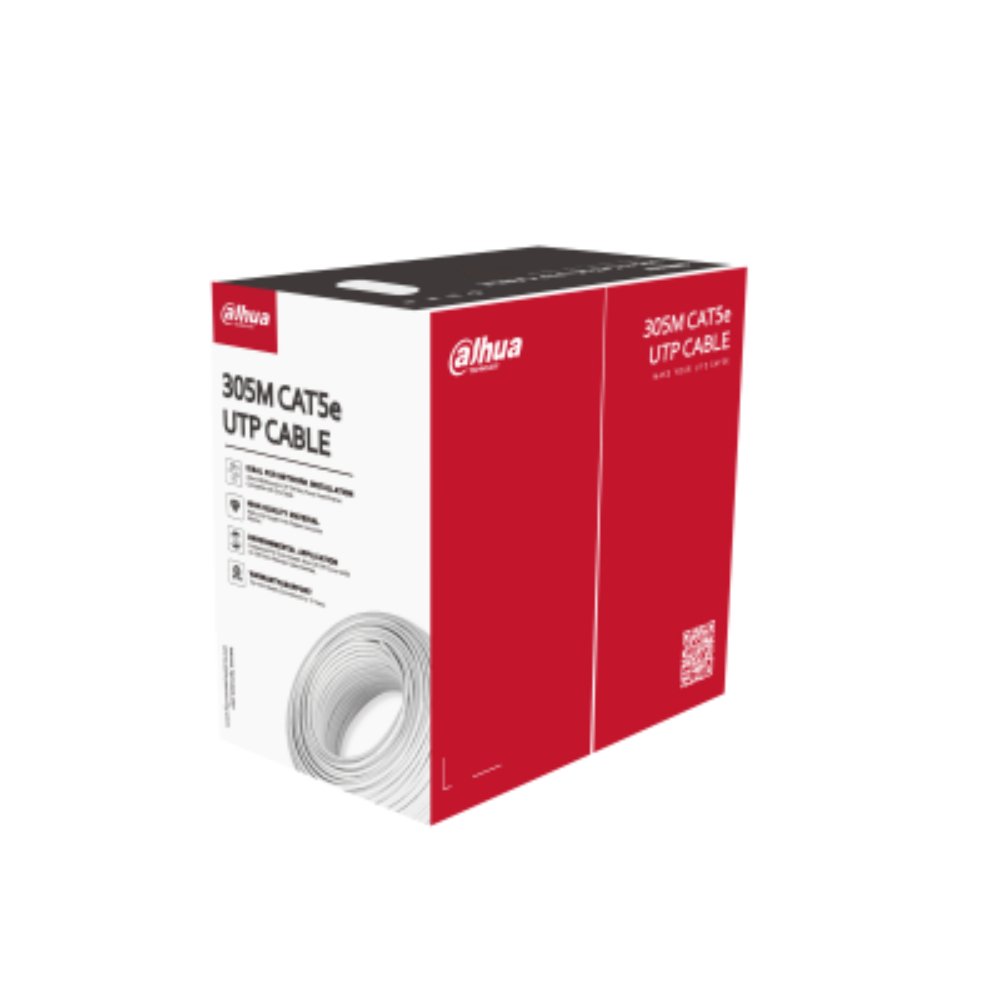 DH-PFM920I-5EUN-1 Cable UTP INTERIOR CAT5E 100% Cobre /Caja de 305m, Cobre libre de oxígeno (OFC) con alta pureza (~99.97 %) - Imagen 1