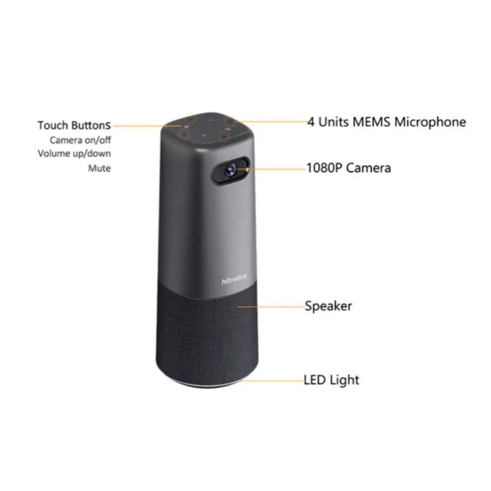 DH-VCS-C4B0_2 Cámara Dahua USB todo en uno 1080P,2MP / FHD a 30fps, gran angular de 100° reducción de ruido digital 3D,Procesamiento de voz multidimensional, presenta más naturaleza, voz abundante y clara,Algoritmo de matriz omnidireccional de 4 micrófonos, captación de sonido de 360° y 4mts (radio),Admite reducción de ruido AI/AEC/ANS/AGC; Suprima eficazmente - Imagen 3