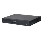 Grabador Dahua XVR, 4 canales, 6ch IP, Hasta 4K, 1ch de reconocimiento Facial, Penta-brid (CVBS/HDCVI/AHD/TVI/IP), Audio In/Out, H265, 1 HDD Maximo 6TB (Disco duro no incluido)