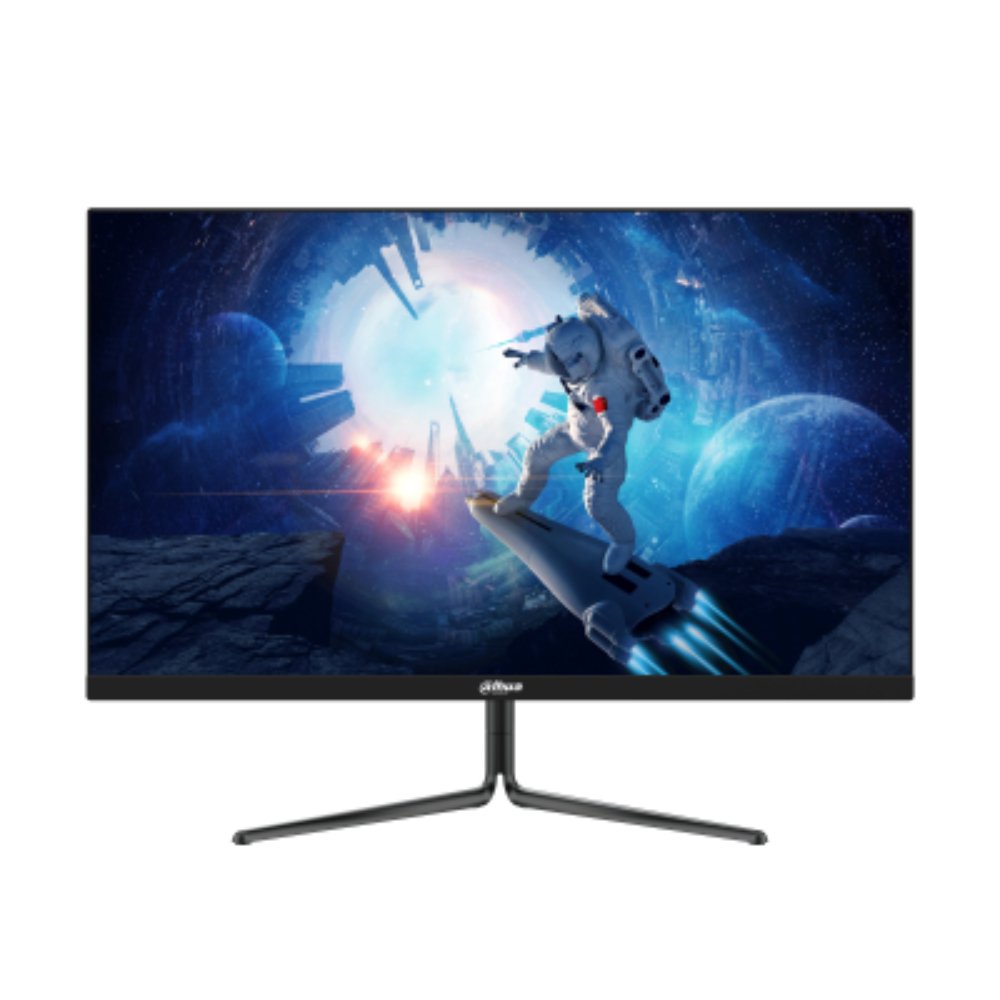 DHI-LM27-E231BN Monitor Dahua Gamer Plano 27 panel IPS, FULL HD 1920 X 1080 16:9, VESA, Tiempo de, respuesta rápido de 0,5 ms 180 HZ sin borrosidad ni imágenes superpuestas (con OD), 1 × DP 1.4, 1 × HDMI 2.0, 1 × Salida de audio, Amplia gama de colores, 85 % NTSC, Satisface las necesidades de textura de imagen de los diseñadores y jugadores, Ángulo de visión ext - Imagen 1