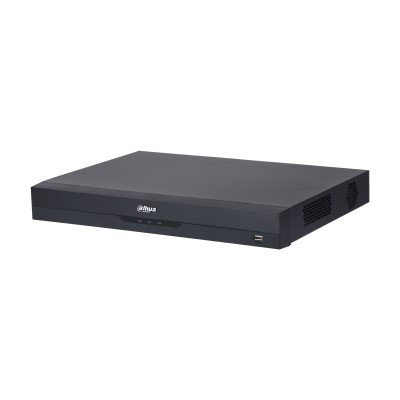 DHI-NVR5216-EI Grabador de Video IP 16CH/2HDD 1U/Admite los formatos de decodificación Smart H.265+/Máx. 384/384/384 Mbps de ancho de banda/Admite cámaras IP con una resolución de hasta 32 MP/admite detección y reconocimiento de rostros de 2 canales, hasta 20 bases de datos de rostros y 20 000 imágenes de rostros/Protección perimetral de 4 canales; SMD Plus de 8 - Imagen 1