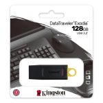 Memoria USB KINGSTON 128GB 3.2 Gen1 DataTraveler Exodia COLOR Negro + Amarillo - Imagen 4