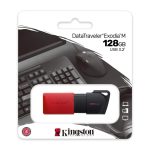 Usb Kingston 128GB 3.2 Gen1 DataTraveler Exodia M (Black + Red) - Imagen 4