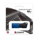 USB KINGSTON 64GB 3.2 Gen 1 DataTraveler Exodia M COLOR Black + Blue - Imagen 3
