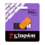 Usb kingston 256GB 3.2 DataTraveler Exodia S (Black/Orange) - Imagen 3