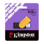 Usb kingston 512GB 3.2 DataTraveler Exodia S (Black/Yellow) - Imagen 3