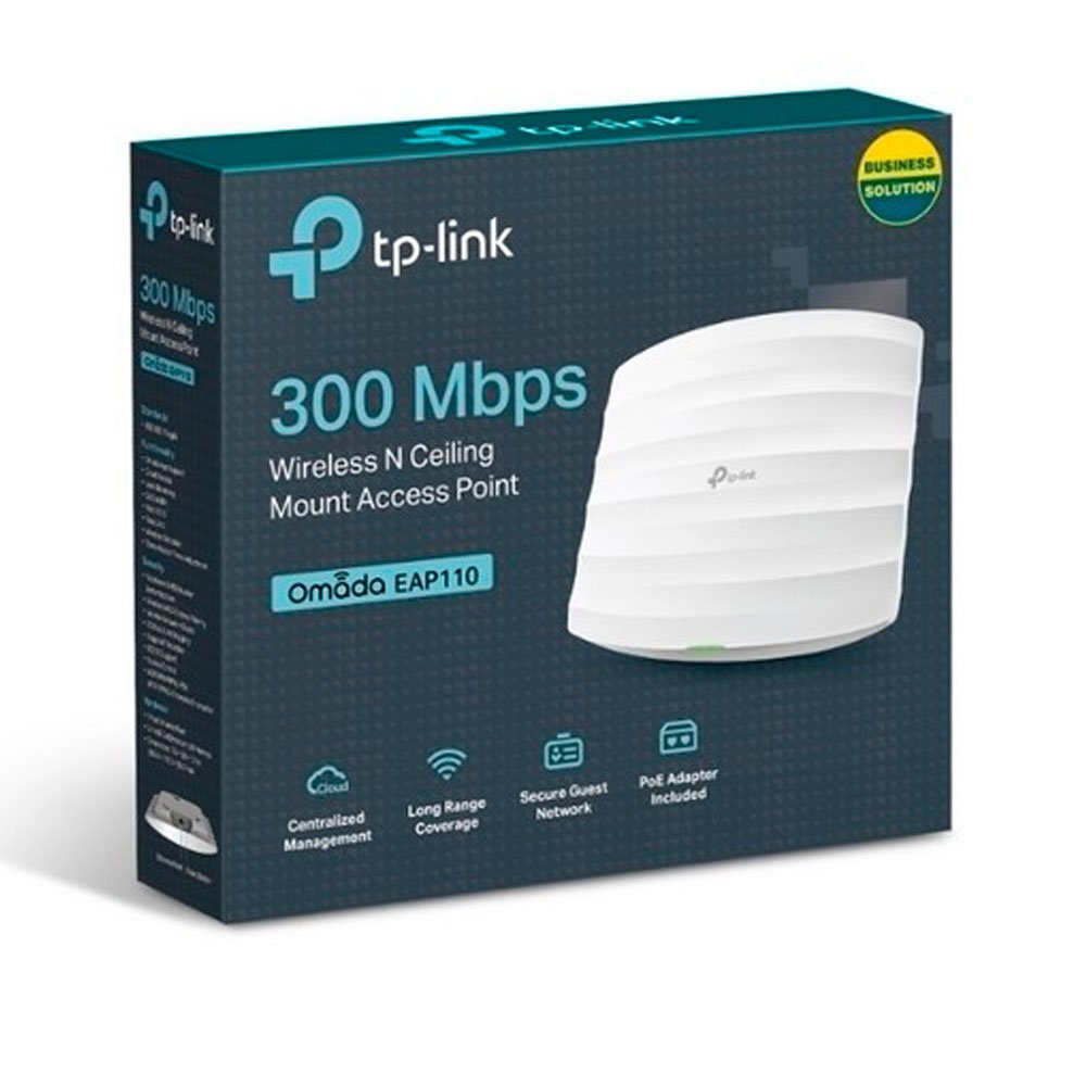 EAP110 Punto de Acceso TPLINK Inalámbrico Montaje Techo N 300Mbps COLOR Blanco - Imagen 1