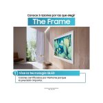 Televisor Samsung THE FRAME QLED Smart TV 55 pulgadas, UHD 4K  /3,840 x 2,160 / DVB-T2 / Wifi 5/ Modo Arte/ NQ4 AI Gen 2 procesador/ 144Hz/ Pantalla Mate /Bluetooth 5.3/ Dual Led / asistente de voz /  Multiview/ modo ambiente/ Modo Juego/  HDMI x 4 / USB x 2 /LAN/ One conect /40W audio/ abre y edita archivos de Office/ Control Solar/Garantía 1 añ - Imagen 3