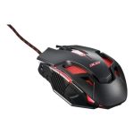 Nitro Mouse NMW105 6400Dpi/Conexión Con Cable / 9 Botones/Diseño ergonomico/Color Black