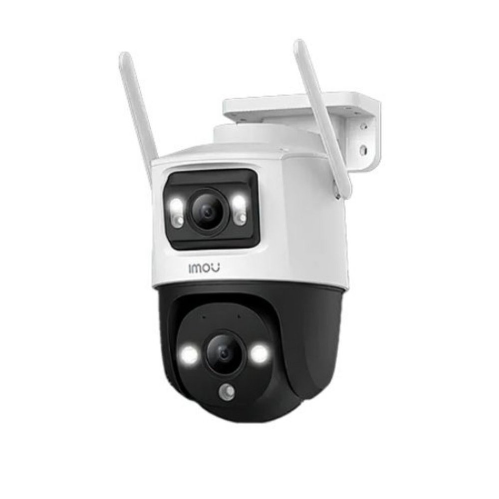 IPC-S7XEN-10M0WED-3.6MM-1 CAMARA CRUISER DUAL 2 WIFI IP/PT 10MP (5MP LENTE FIJO/5MP LENTE PT) FULL COLOR, COMPRESION 265/H.264, IP66, MICROSD HASTA 512GB, AUDIO 2 VÍAS, ADVERTENCIA ROJA-AZUL, 2.4GHZ WI-FI6 CONNECTION - Imagen 1