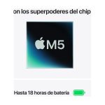 MacBook Air Apple M5 RAM 16GB 1TB SSD 13" macOs Tahoe Color Plata - Imagen 4